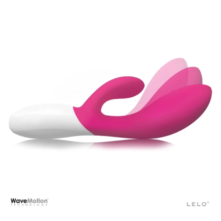 LELO Ina Wave Cerise - Dual Motor Silicone Massage Device, Pink