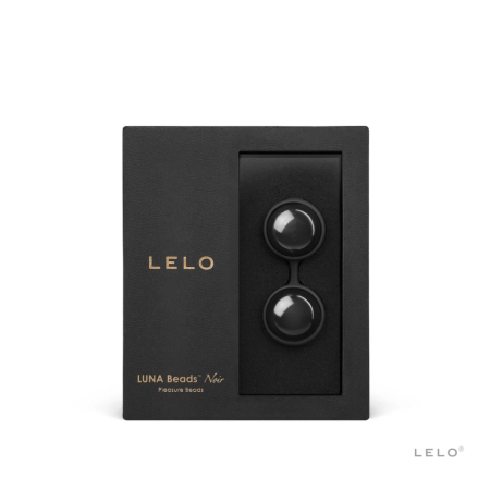 Lelo Luna Beads Noir - Modular Black Kegel Exercise System 2x29mm