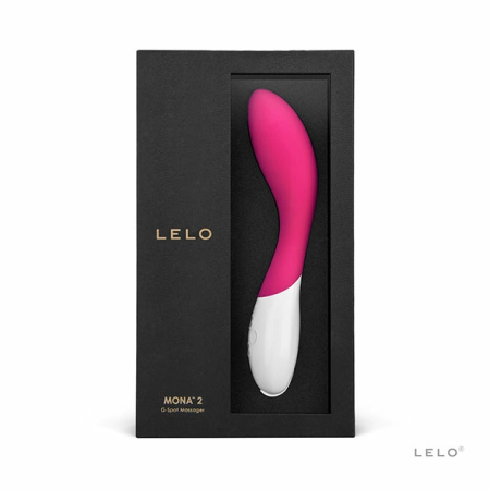 LELO Mona 2 Cerise Intimate Massage Device Waterproof 6 Modes 200mm