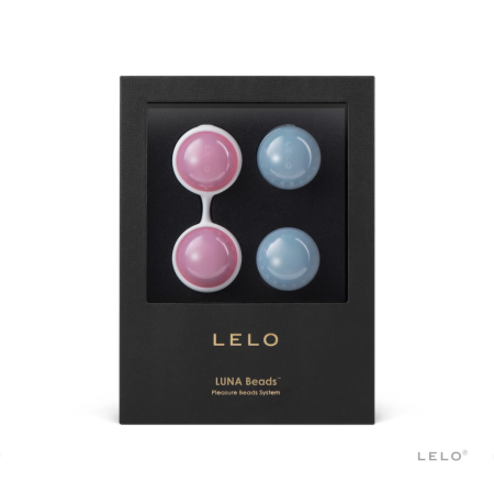 LELO Luna Beads Mini Kegel Exercise System 29mm Pink & Blue Set