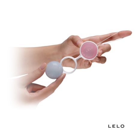LELO Luna Beads Mini Kegel Exercise System 29mm Pink & Blue Set
