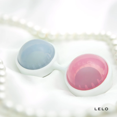 LELO Luna Beads Mini Kegel Exercise System 29mm Pink & Blue Set
