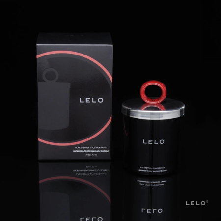 LELO Massage Candle Black Pepper & Pomegranate 150g - Skin-Nourishing Formula