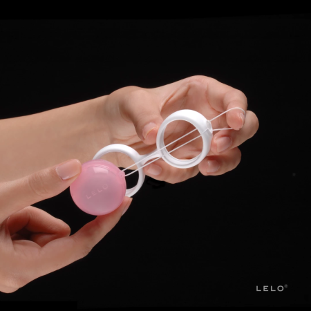 LELO Luna Beads Kegel Exercise System Pink & Blue Set 89mm