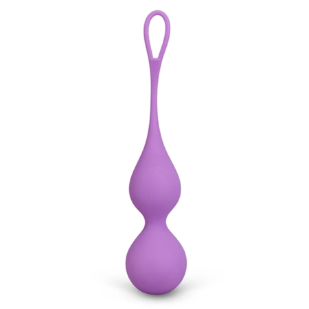 Layla Peonia Purple Kegel Exercise Balls, Medical Silicone, 140g