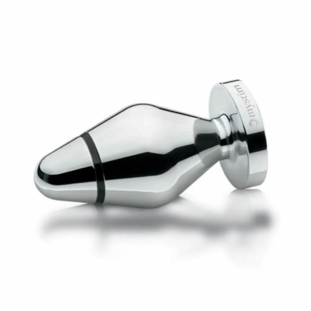Mystim John Large Metal Anal Plug - Polished Medical Aluminium, 10.5 cm
