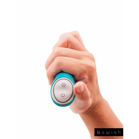 B Swish Bdesired Deluxe Curve Blue Lagoon Silicone Stimulator 15.2cm