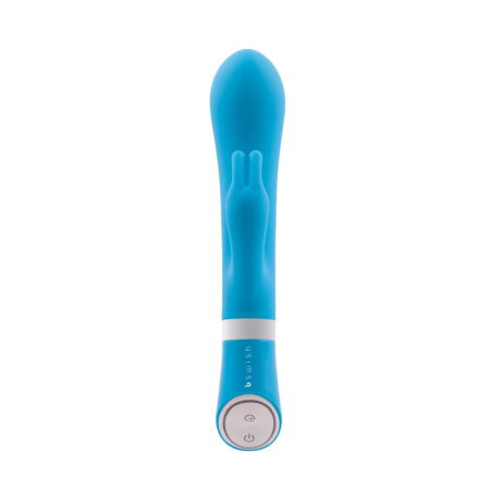 B Swish Bwild Deluxe Bunny Blue Lagoon Dual Motor Silicone Massager