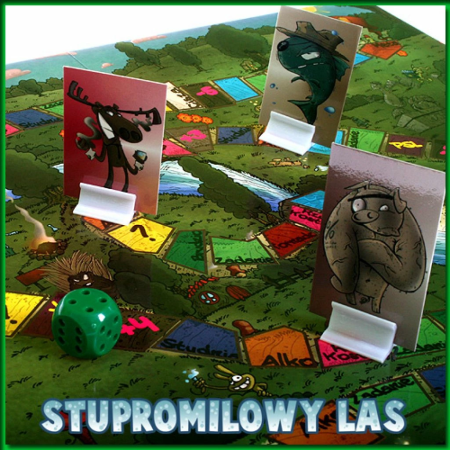 Stupromilowy Las Party Board Game - Humorous Absurd Challenge Edition