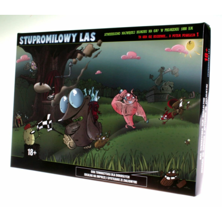 Stupromilowy Las Party Board Game - Humorous Absurd Challenge Edition