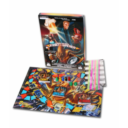 Szybcy i Wpienieni Party Board Game - Fast-Paced Beer Challenge Set