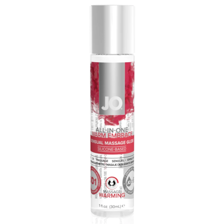 System JO All-In-One Massage Gift Set with Candle & Guide - 5 pcs