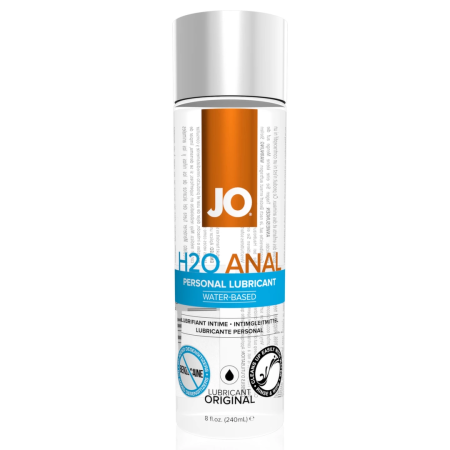 System JO H2O Anal Original Lubricant 240ml - Water-Based, Thick Formula