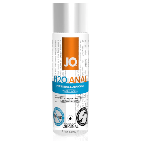 System JO H2O Anal Original 60ml Water-Based Lubricant - Thick Formula