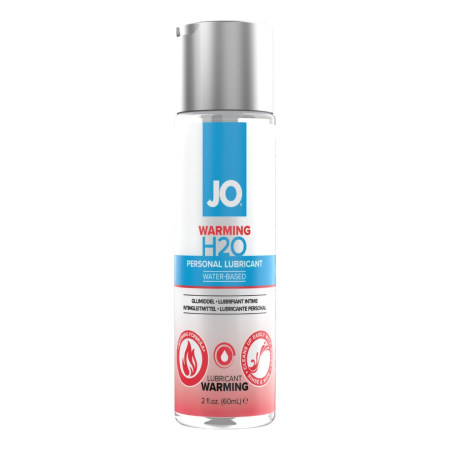 System JO H2O Warming 60ml Water-Based Lubricant - Gentle Formula