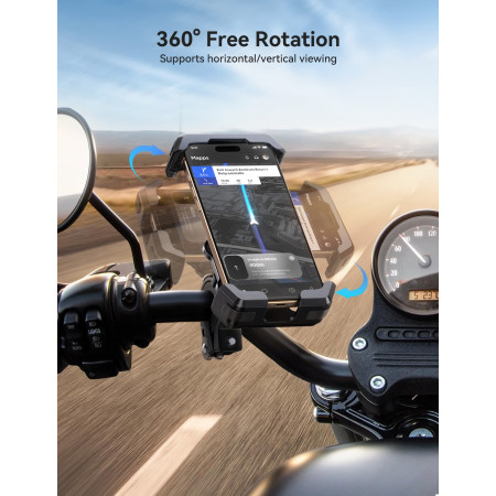 Telefono laikiklis dviračiui Joyroom JR-ZS428 juodas