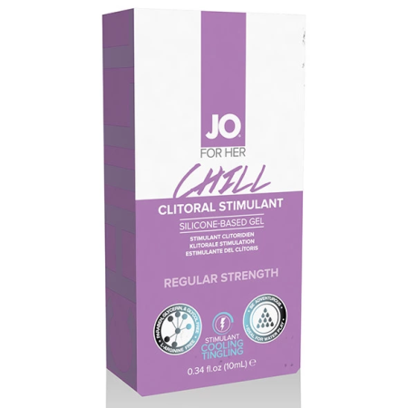 System JO Clitoral Cooling Gel Chill 10ml - Refreshing Sensation Formula