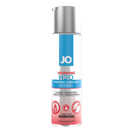 JO H2O Anal Warming Lubricant 120ml - Thick Water-Based Formula