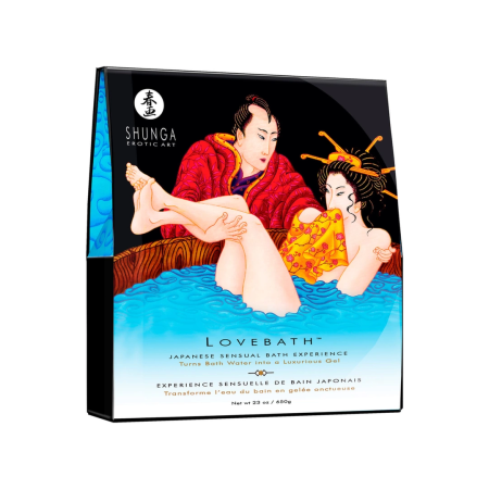 Shunga Lovebath Ocean Temptations Bath Gelee 650g Luxurious Formula