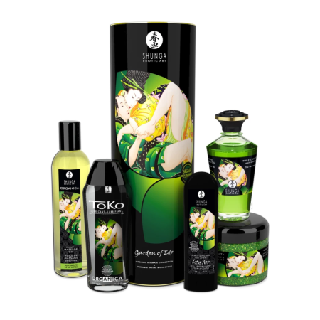 Shunga Garden of Edo Deluxe Organic Intimate Gift Set - 5-Piece Kit