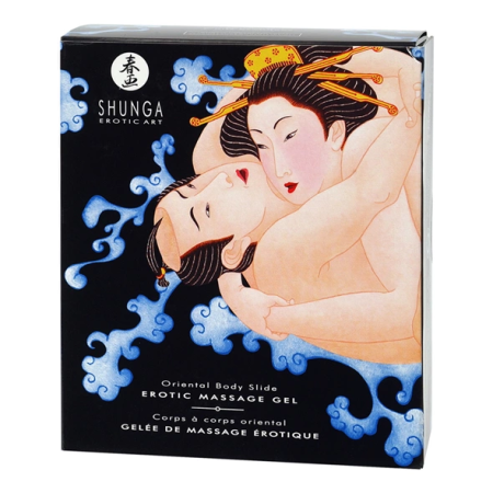 Shunga Oriental Body-to-Body Massage Gel Strawberry & Champagne 2x250ml