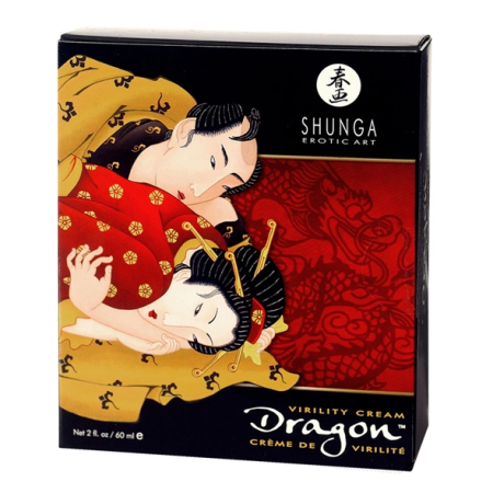 Shunga Dragon Cream 60 ml - Herbal Vitality Formula for Men