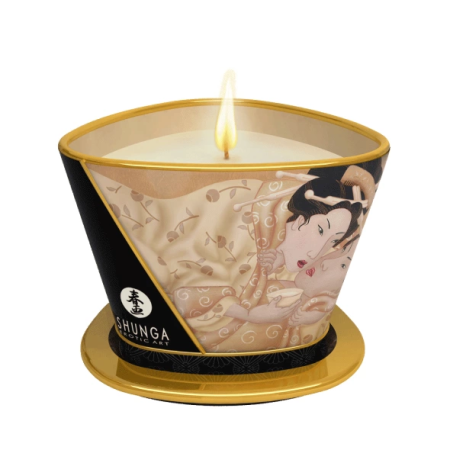 Shunga Desire Massage Candle Vanilla 170ml - Aromatic Massage Oil Candle