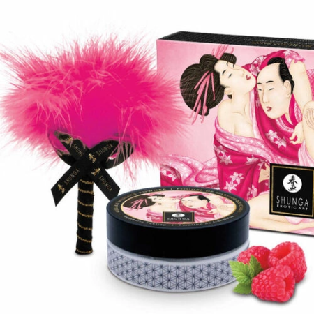 Shunga Sweet Snow Raspberry Powder 75g - Aromatic Body Cosmetic