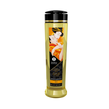 Shunga Massage Oil Stimulation Peach Blossom 240ml - Botanical Blend