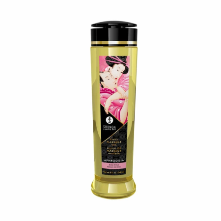 Shunga Massage Oil Aphrodisia Rose 240ml - Natural Botanical Formula