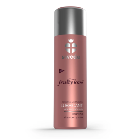 Swede Fruity Love Strawberry Wine 100ml Lubricant - Natural Formula