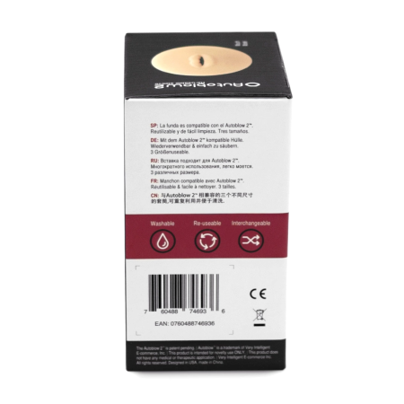 Autoblow 2 Plus XT Intimate Sleeve C - Realistic Skin Material, Size C