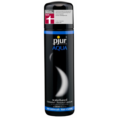 Pjur Aqua Water-Based Lubricant 250ml - Skin-Friendly Formula