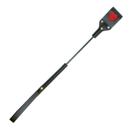 Sportsheets S&M Impressions Crop Heart - Elegant Red Heart-Tip Riding Crop