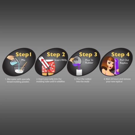 Clone-A-Willy Kit Purple - DIY Vibrating Molding Set