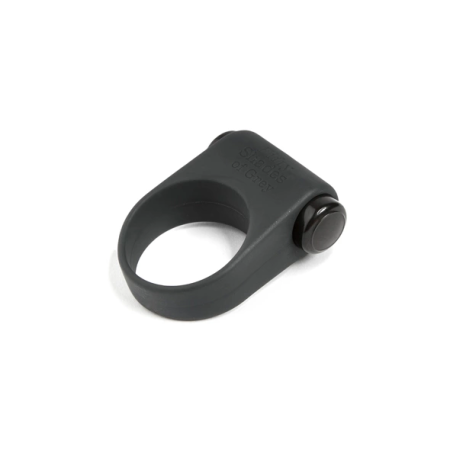 Fifty Shades of Grey Feel It Baby Silicone Vibrating Ring, Black, 3.8x6.4cm