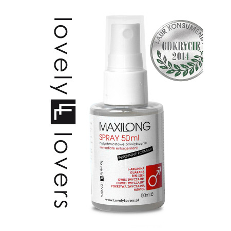 Lovely Lovers Maxilong Spray 50ml - Innovative Formula with L-Arginine