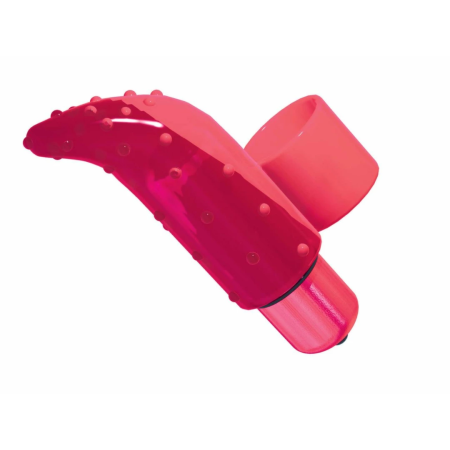 PowerBullet Frisky Finger Pink - Compact Vibrating Silicone Intimate Device