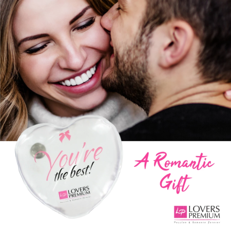 LoversPremium Hot Massage Heart XL Reusable Body Warmer 12x12cm Red