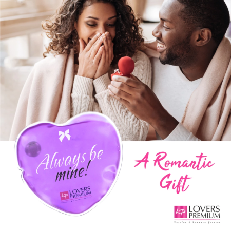 LoversPremium Hot Massage Heart XL Reusable Body Warmer 12x12cm Red