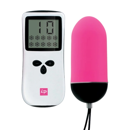 LoversPremium Vibrating Egg Pink - Wireless Remote, 10 Modes, 8cm
