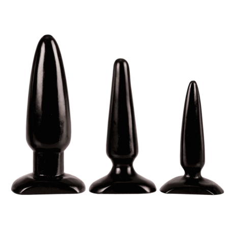 CalExotics Colt Anal Trainer Kit 3-Piece Progressive Plug Set Black