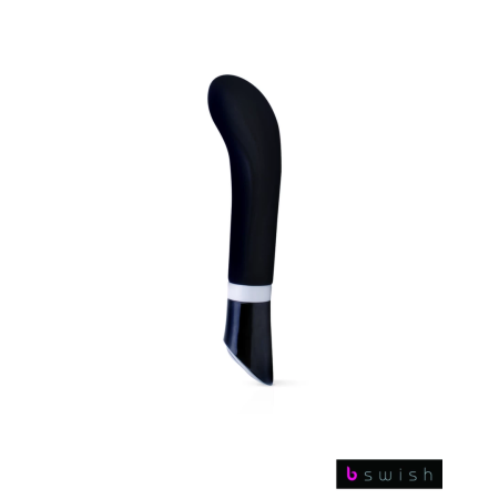 B Swish Bgood Deluxe Curve Black - Anatomically Curved Silicone Massager 19.3 cm