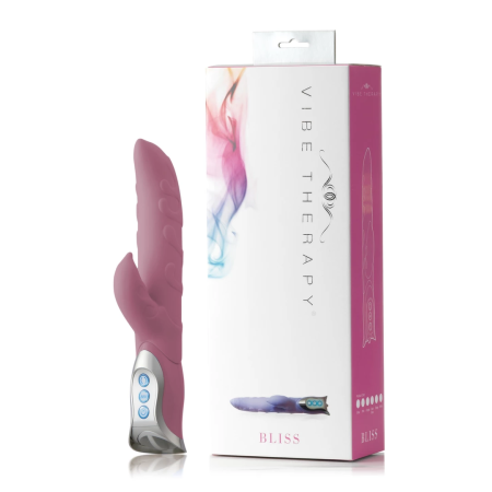 Vibe Therapy Bliss Pink Silicone Intimate Machine 26cm Waterproof 7 Modes