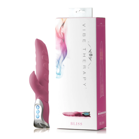 Vibe Therapy Bliss Pink Silicone Intimate Machine 26cm Waterproof 7 Modes