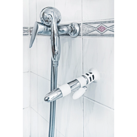 ViboKit Universal Vibrator Upgrade Kit White - Suction Mount & Textured Ring