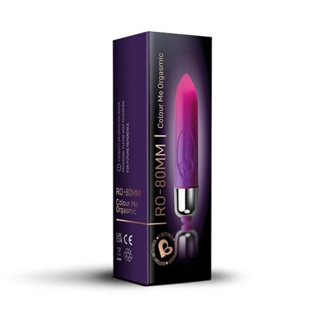 Rocks-Off RO-80mm 7-Speed Colour Changing Bullet Vibrator, 80mm