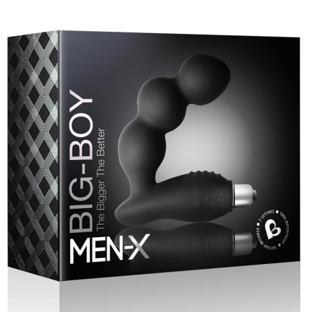 Rocks-Off Big-Boy 7-Speed Silicone Vibrating Intimate Massager Black