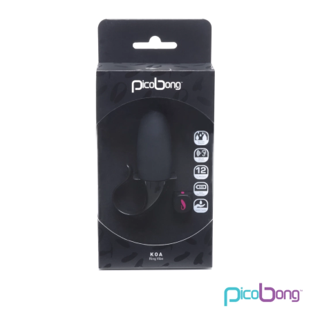 Picobong Koa Black Flexible Silicone Intimate Ring for Couples