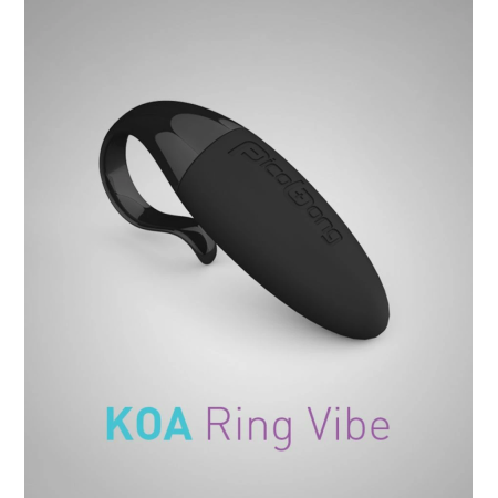 Picobong Koa Black Flexible Silicone Intimate Ring for Couples